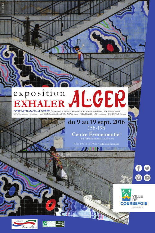 affiche expo exhaler alger