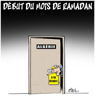 Dessin de Dilem :  début du mois du ramadan