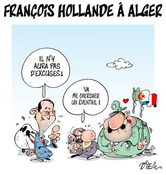 françois hollande à alger