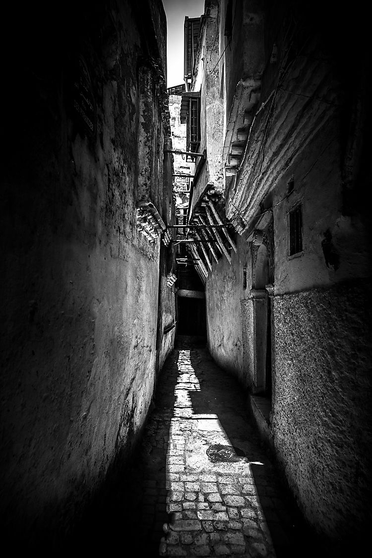 MATARI Jamel une ruelle de la Casbah